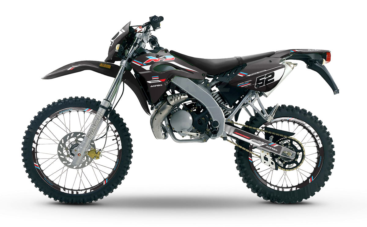 Kit déco 50cc Peugeot XPS Street Evo 2 (2004-2008) Black Cat | autocollants moto | personnalisation 50cc | armysctv