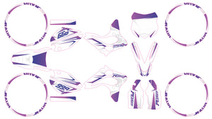 Dekor kit 50cc Peugeot XPS Street Evo 2 (2004-2008) Kalt | Motorradaufkleber | Personalisierung 50cc | armysctv