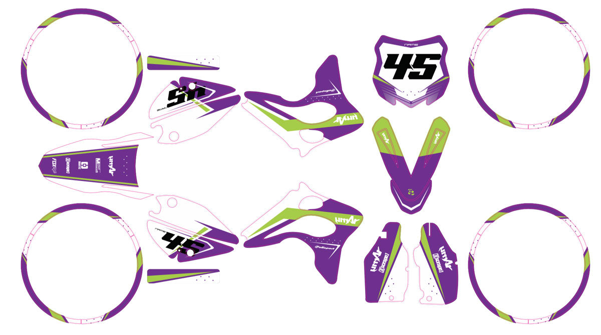 Kit déco 50cc Peugeot XPS Street Evo 2 (2004-2008) Missile | autocollants moto | personnalisation 50cc | armysctv