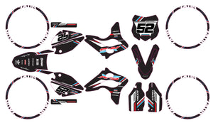 Dekor kit 50cc Peugeot XPS Street Evo 2 (2004-2008) Schwarze Katze | Motorradaufkleber | 50cc Personalisierung | armysctv