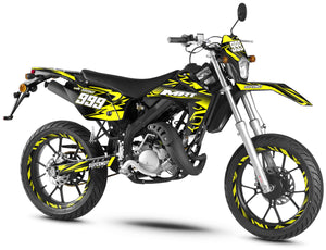Dekor kit Rieju MRT 50cc 2009-2021 Achtel | Motorradaufkleber | Personalisierung 50cc | armysctv
