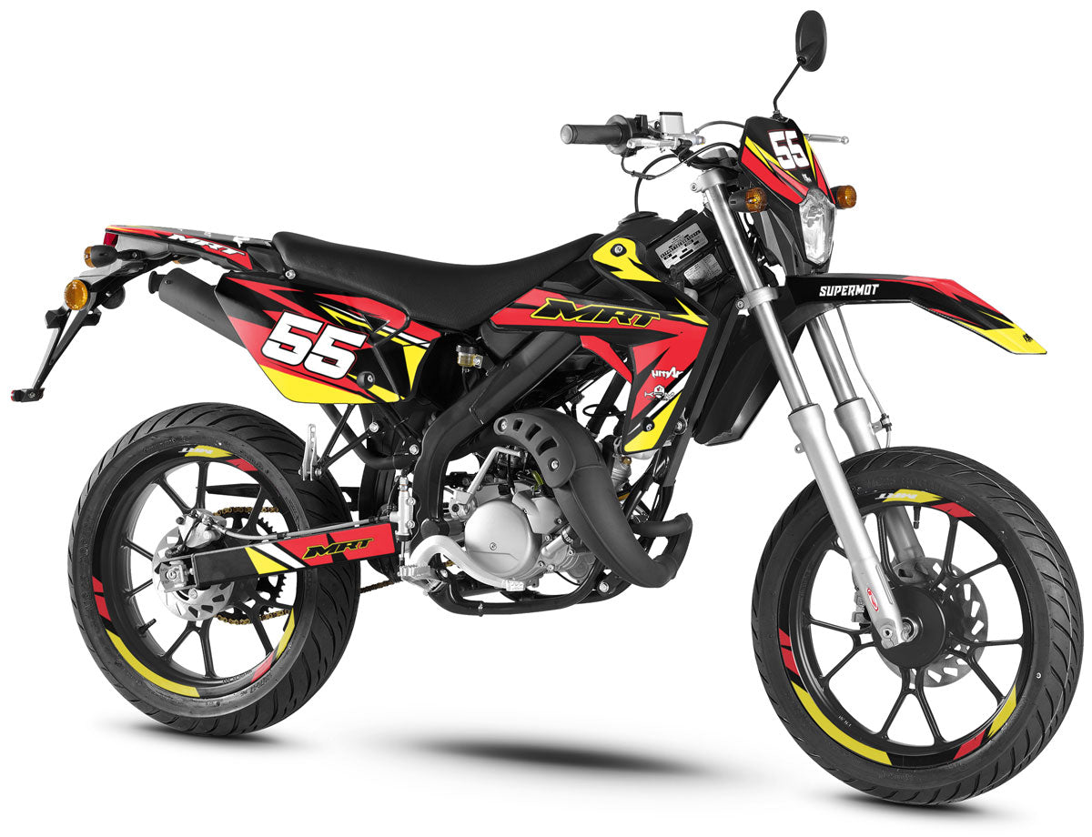 Kit pegatinas Rieju MRT 50cc 2009-2021 Stream | pegatinas para moto | personalización 50cc | armysctv