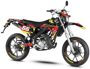 Kit pegatinas Rieju MRT 50cc 2009-2021 Stream | pegatinas para moto | personalización 50cc | armysctv