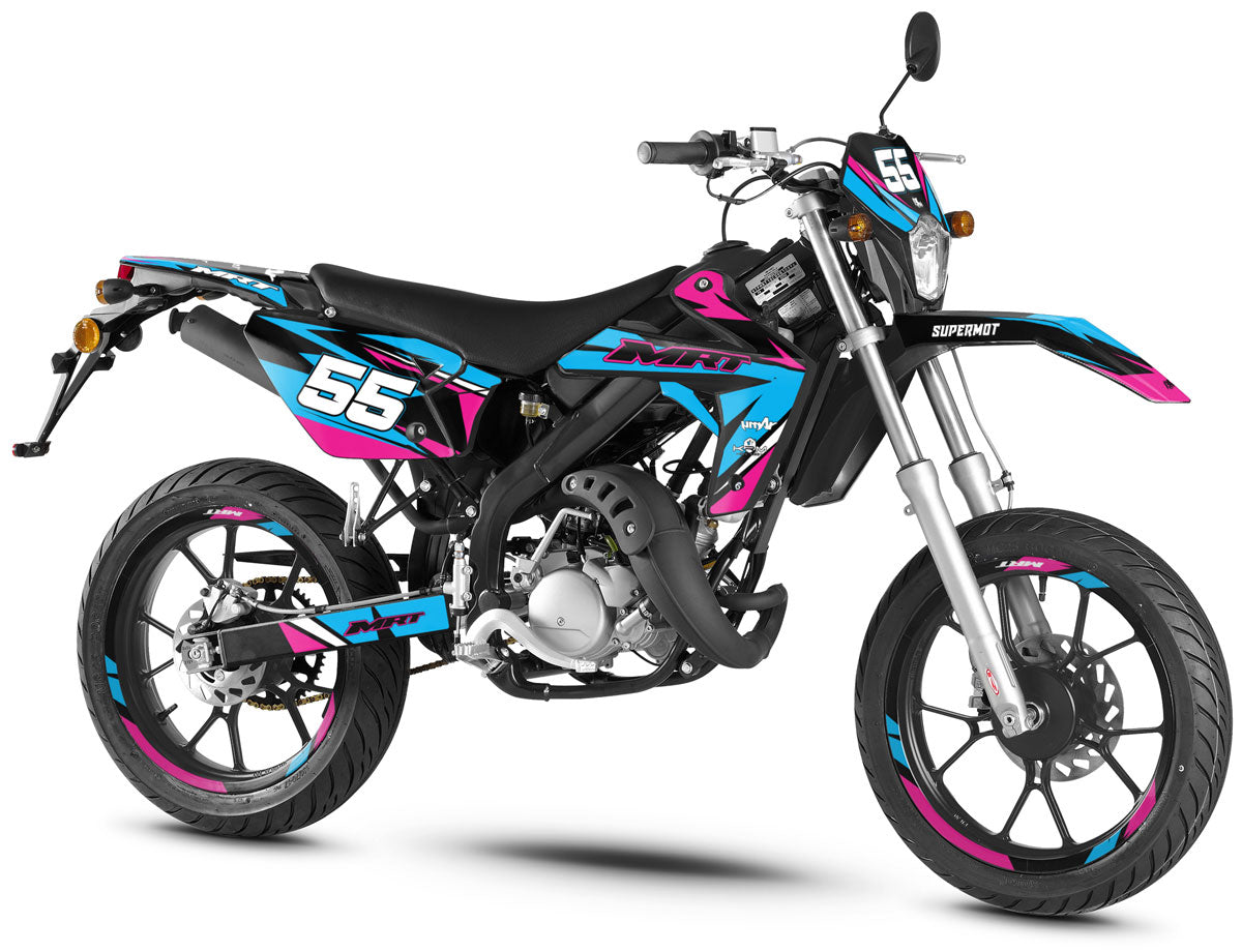 Kit pegatinas Rieju MRT 50cc 2009-2021 Stream | pegatinas para moto | personalización 50cc | armysctv