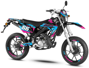 Kit pegatinas Rieju MRT 50cc 2009-2021 Stream | pegatinas para moto | personalización 50cc | armysctv