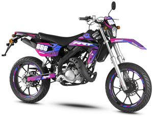 Dekor kit Rieju MRT 50cc 2009-2021 Valentino | Motorradaufkleber | Personalisierung 50cc | armysctv