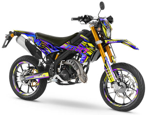 Rieju MRT 50cc 2022-2025 Airvoz Graphics kit | motorcycle stickers | 50cc customization | armysctv