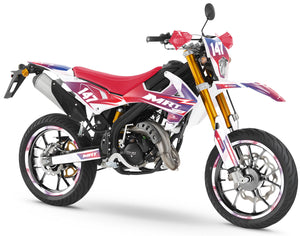 Dekor kit Rieju MRT 50cc 2022-2025 Armee Frankreich | Motorradaufkleber | Personalisierung 50cc | armysctv