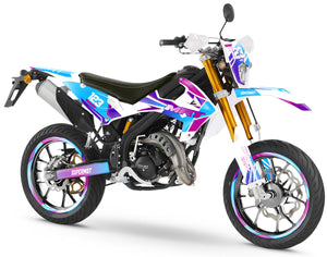 Deko-sett Rieju MRT 50cc 2022-2025 Artisse | motorsykkel klistremerker | tilpasning 50cc | armysctv