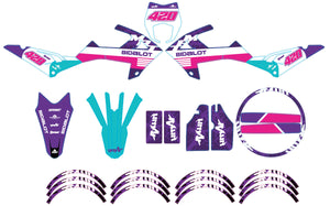 Dekor kit Rieju MRT 50cc 2022-2025 Crew | Motorradaufkleber | Personalisierung 50cc | armysctv