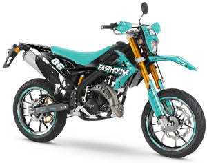 Dekor kit Rieju MRT 50cc 2022-2025 Fasthouse | Motorradaufkleber | Personalisierung 50cc | armysctv