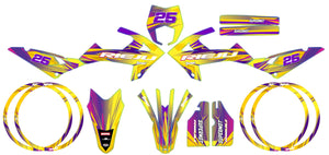 Kit de decoración Rieju MRT 50cc 2022-2025 Flamer | pegatinas para moto | personalización 50cc | armysctv