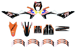 Deko-sett Rieju MRT 50cc 2022-2025 Six Days Old School | motorsykkel klistremerker | tilpasning 50cc | armysctv
