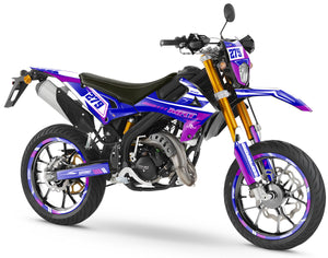 Kit pegatinas Rieju MRT 50cc 2022-2025 Skynine | pegatinas para moto | personalización 50cc | armysctv