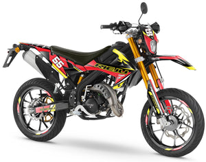 Kit pegatinas Rieju MRT 50cc 2022-2025 Stream | pegatinas para moto | personalización 50cc | armysctv