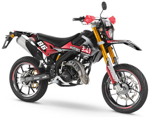 Dekor kit Rieju MRT 50cc 2022-2025 Yoshi | Motorradaufkleber | Personalisierung 50cc | armysctv