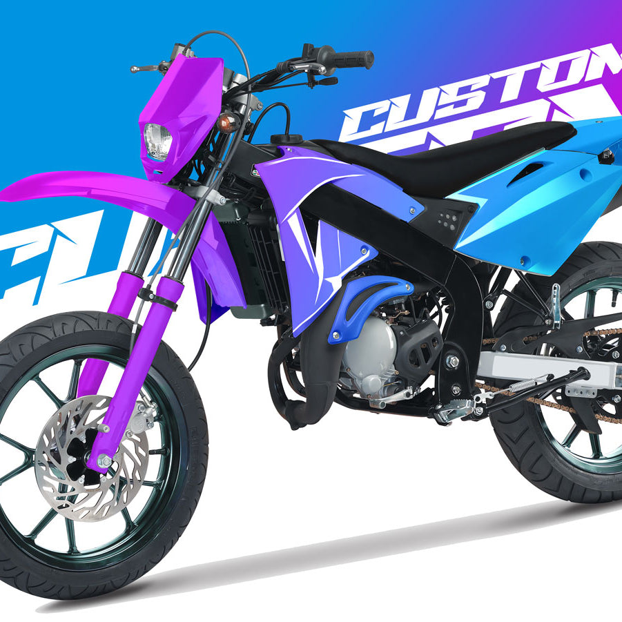 Kit déco 100% perso Rieju 50 SMX 2001-2009 | autocollants moto | personnalisation 50cc | armysctv