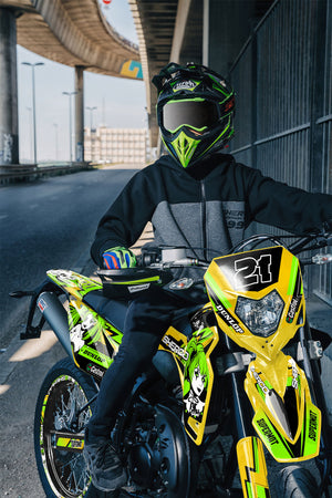 Graphics kit Sherco 50cc 2017-2025 LNCL | motorcycle stickers | 50cc customization | armysctv