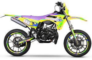 Dekor kit Sherco 50cc 2017-2025 Valentino | Motorradaufkleber | Personalisierung 50cc | armysctv