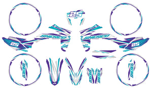 Kit déco Sherco 50cc 2017-2025 Army Complexity | autocollants moto | personnalisation 50cc | armysctv