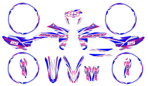 Kit déco Sherco 50cc 2017-2025 Army Complexity | autocollants moto | personnalisation 50cc | armysctv