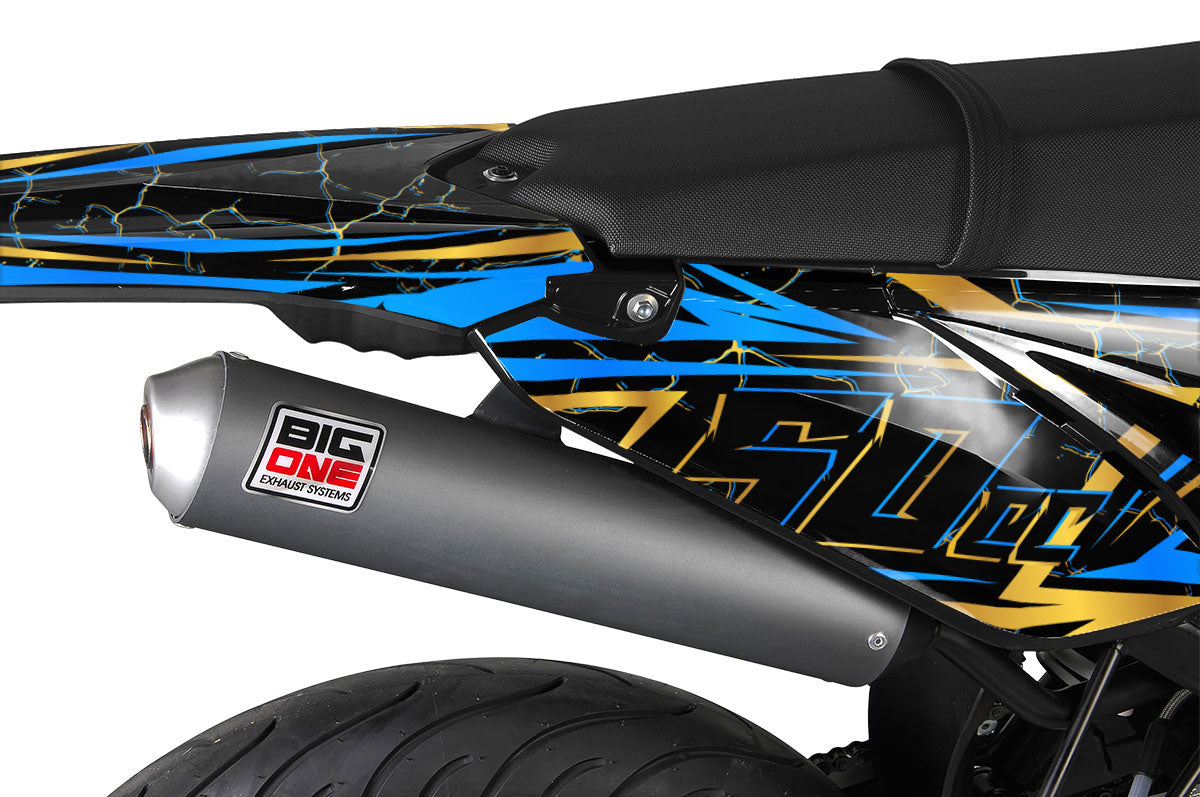 Kit pegatinas Sherco 50cc 2017-2025 Bleuz | pegatinas para moto | personalización 50cc | armysctv