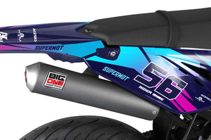 Dekor kit Sherco 50cc 2017-2025 Verrücktes Pink | Motorradaufkleber | Personalisierung 50cc | armysctv