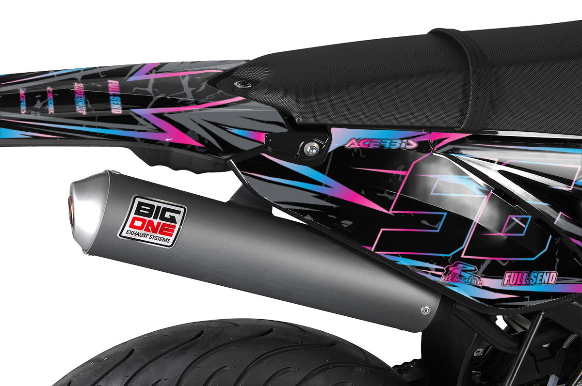 Kit déco Sherco 50cc 2017-2025 Crowlz | autocollants moto | personnalisation 50cc | armysctv