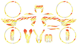 Kit déco Sherco 50cc 2017-2025 Cynther | autocollants moto | personnalisation 50cc | armysctv