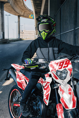 Kit déco Sherco 50cc 2017-2025 Cynther | autocollants moto | personnalisation 50cc | armysctv