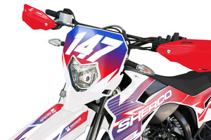Dekor kit Sherco 50cc 2017-2025 Armee Frankreich | Motorradaufkleber | Personalisierung 50cc | armysctv
