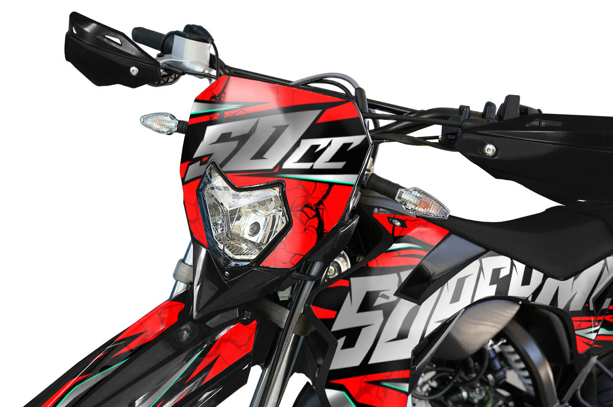 Kit déco Sherco 50cc 2017-2025 Illuzion | autocollants moto | personnalisation 50cc | armysctv
