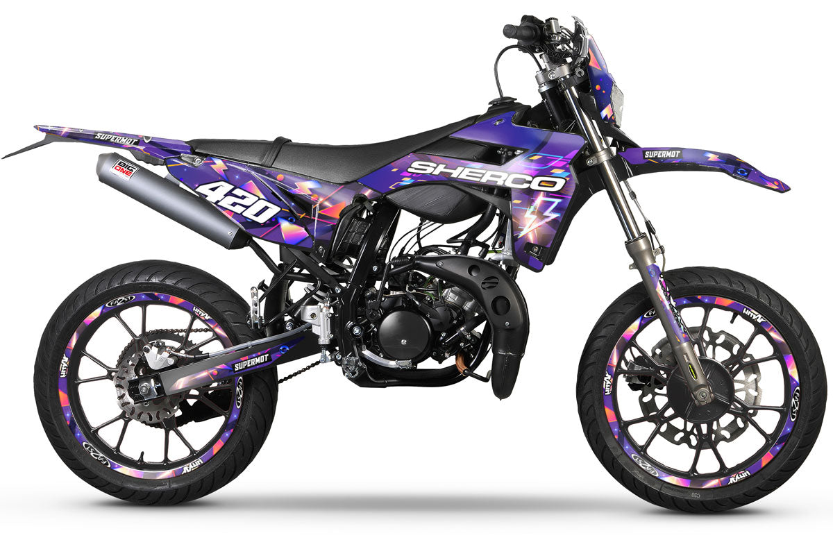 Kit déco Sherco 50cc 2017-2025 Lightning | autocollants moto | personnalisation 50cc | armysctv