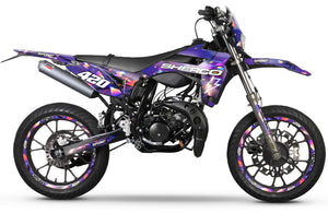 Dekor kit Sherco 50cc 2017-2025 Blitz | Motorradaufkleber | Personalisierung 50cc | armysctv