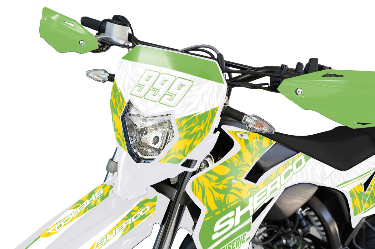Graphics kit Sherco 50cc 2017-2025 Lion | motorcycle stickers | 50cc customization | armysctv