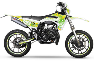Dekor kit Sherco 50cc 2017-2025 Löwe | Motorradaufkleber | Personalisierung 50cc | armysctv