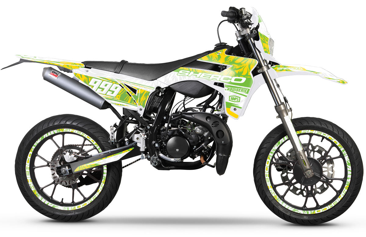 Graphics kit Sherco 50cc 2017-2025 Lion | motorcycle stickers | 50cc customization | armysctv