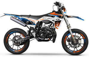 Kit pegatinas Sherco 50cc 2017-2025 Tensión | pegatinas para moto | personalización 50cc | armysctv