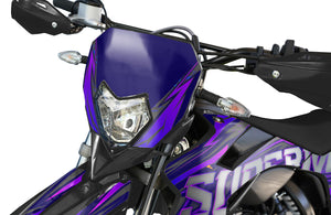 Kit déco Sherco 50cc 2017-2025 Purpink | autocollants moto | personnalisation 50cc | armysctv