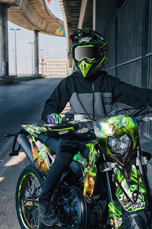 Dekor kit Sherco 50cc 2017-2025 Schwifty | Motorradaufkleber | Personalisierung 50cc | armysctv