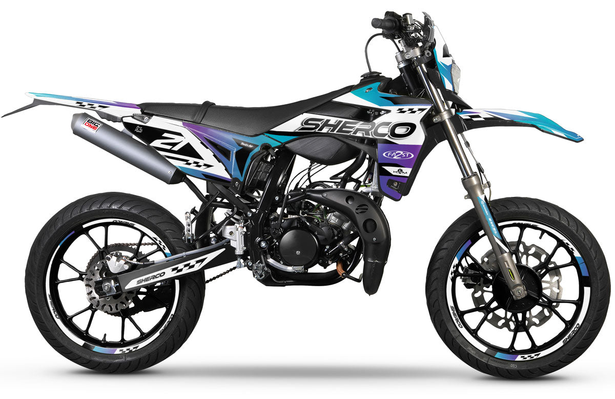 Deko-sett Sherco 50cc 2017-2025 Skarp | motorsykkel klistremerker | tilpasning 50cc | armysctv