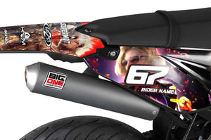 Kit déco Sherco 50cc 2017-2025 Fighter's game | autocollants moto | personnalisation 50cc | armysctv