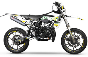 Dekor kit Sherco 50cc 2017-2025 Los geht's! | Motorradaufkleber | Personalisierung 50cc | armysctv