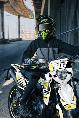 Dekor kit Sherco 50cc 2017-2025 Los geht's! | Motorradaufkleber | Personalisierung 50cc | armysctv