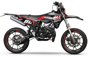 Kit pegatinas Sherco 50cc SM-SMR 2017-2025 Yoshi | pegatinas para moto | personalización 50cc | armysctv