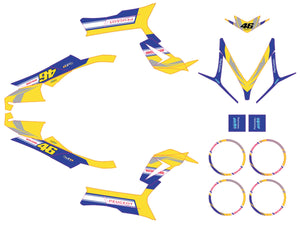 Kit pegatinas Peugeot Speedfight 3 - 2009-2015 Breil | pegatinas para moto | personalización 50cc | armysctv