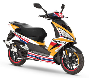 Dekor kit Peugeot Speedfight 3 - 2009-2015 Repsol Rennsport | Motorradaufkleber | Personalisierung 50cc | armysctv
