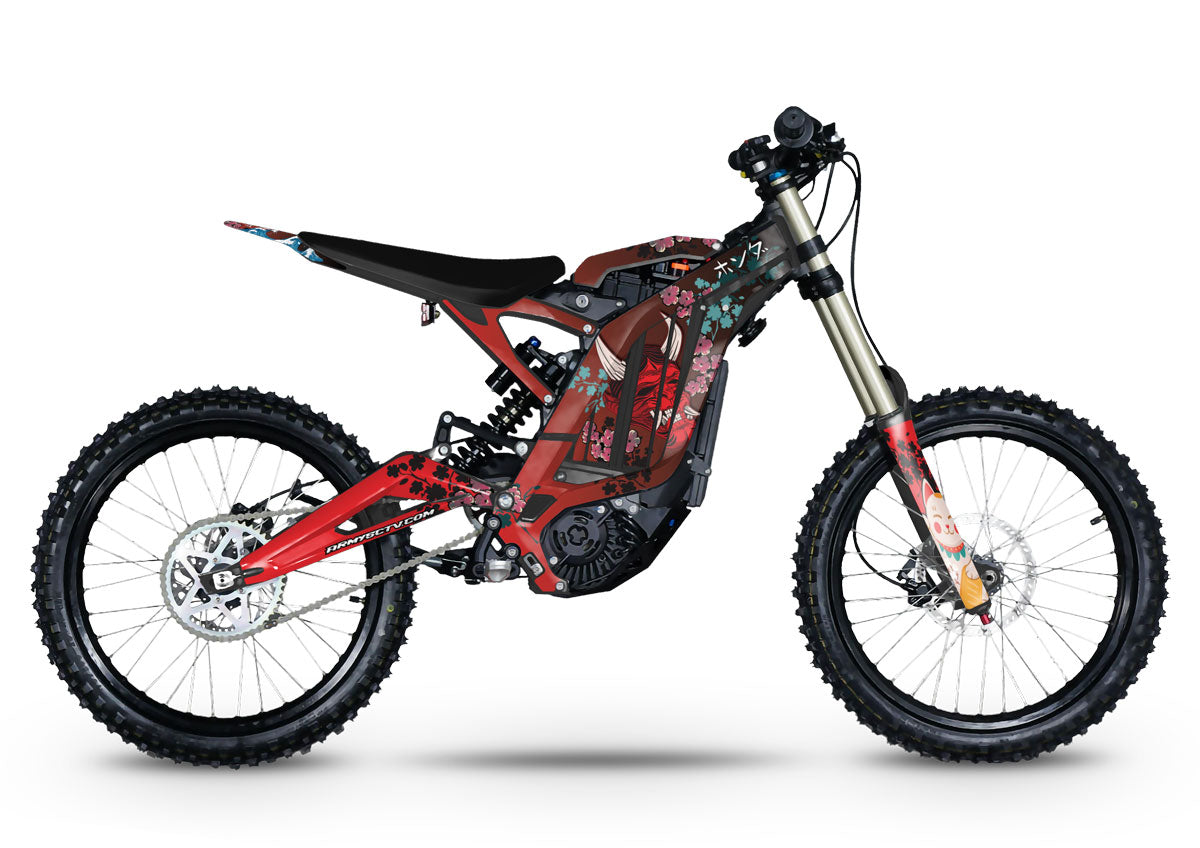 Kit déco Sur-Ron Light-Bee Arigato | autocollants moto | personnalisation 50cc | armysctv