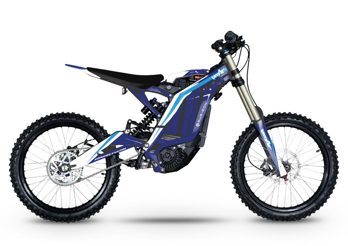 Kit déco Sur-Ron Light-Bee Missile | autocollants moto | personnalisation 50cc | armysctv