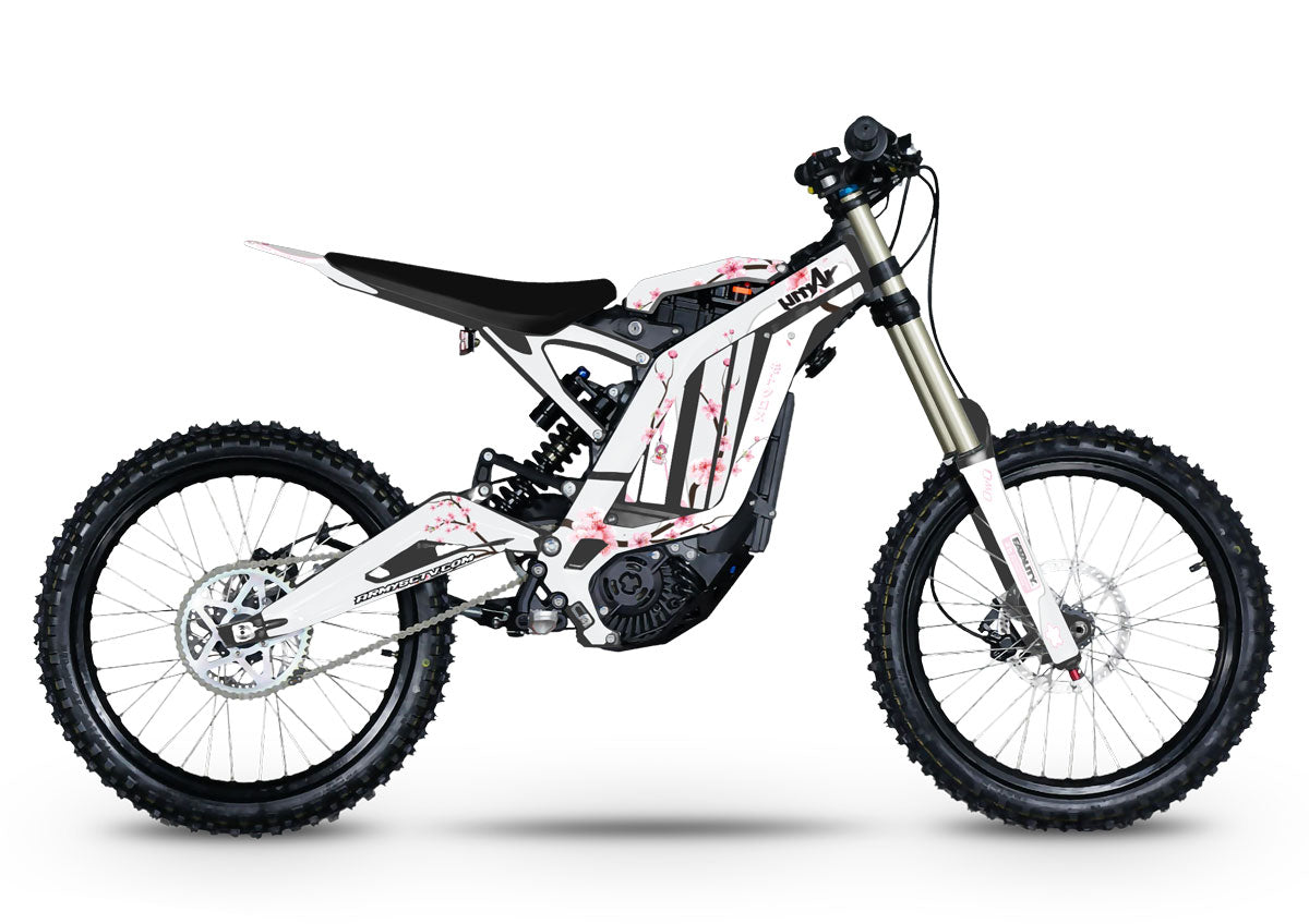 Kit déco Sur-Ron Light-Bee Sakura | autocollants moto | personnalisation 50cc | armysctv